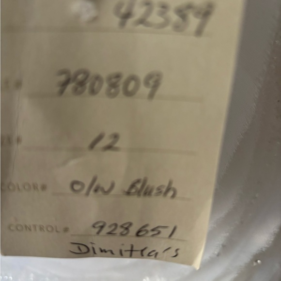 YSA Makino Blush Wedding gown size 12 - Picture 7 of 17